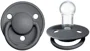 Suzeta rotunda din silicon BIBS De Lux Iron (0-36 luni) foto