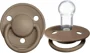 Suzeta rotunda din silicon BIBS De Lux Dark Oak (0-36 luni) foto