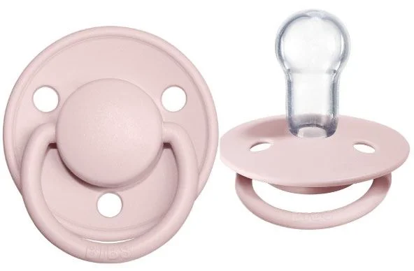 Suzeta rotunda din silicon BIBS De Lux Blossom (0-36 luni)