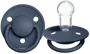 Suzeta rotunda din silicon BIBS De Lux Steel Blue (0-36 luni) foto