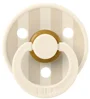 Suzeta rotunda din latex BIBS Studio Colour Block - Ivory Vanilla (0-6 luni) foto
