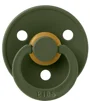Suzeta rotunda din latex BIBS Hunter Green (0-6 luni) foto