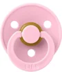 Пустышка круглая латексная BIBS Baby Pink (0-6 мес.) foto