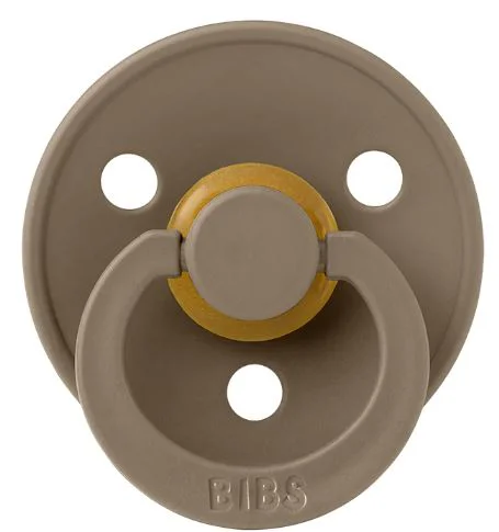 Suzeta rotunda din latex BIBS Dark Oak (0-6 luni) foto