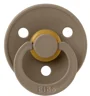 Suzeta rotunda din latex BIBS Dark Oak (0-6 luni) foto