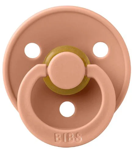 Suzeta rotunda din latex BIBS Peach (0-6 luni) foto
