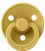 Suzeta rotunda din latex BIBS Mustard (0-6 luni) foto