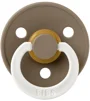 Suzeta rotunda din latex BIBS Glow Dark Oak (0-6 luni) foto