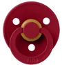 Suzeta rotunda din latex BIBS Ruby (0-6 luni)