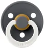 Suzeta rotunda din latex BIBS Glow Iron (0-6 luni) foto