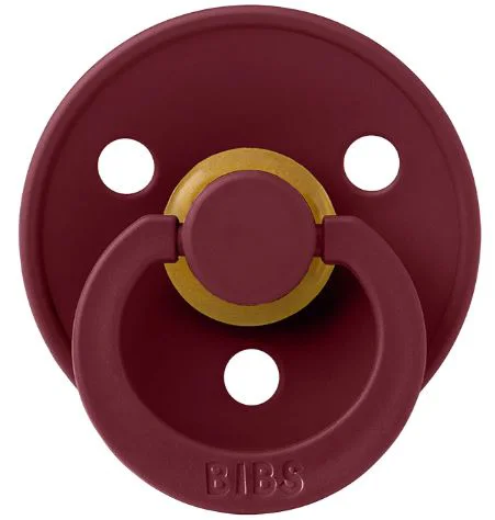 Suzeta rotunda din latex BIBS Elderberry (0-6 luni)