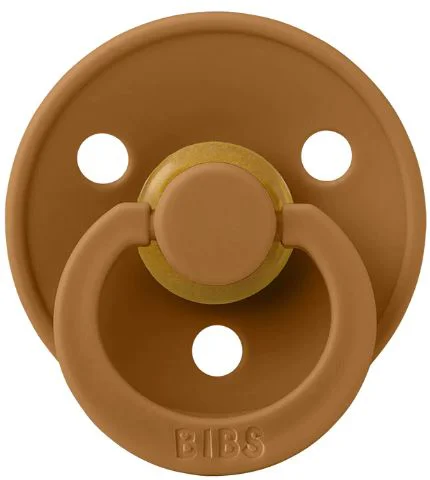 Suzeta rotunda din latex BIBS Caramel (0-6 luni) foto