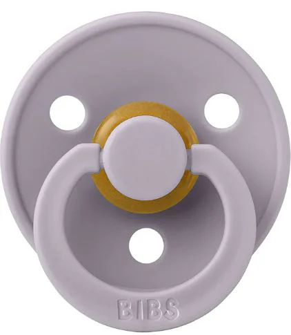 Suzeta rotunda din latex BIBS Fossil Grey (0-6 luni) foto