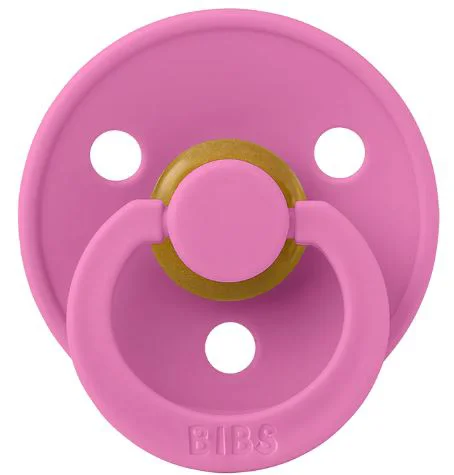 Suzeta rotunda din latex BIBS Bubblegum (0-6 luni) foto