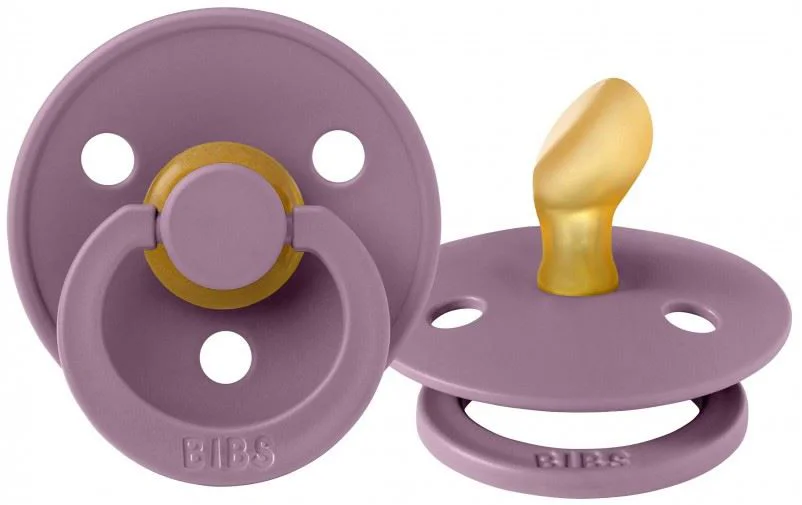 Suzeta anatomica din latex BIBS Mauve (0-6 luni) foto