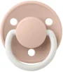 Suzeta rotunda din latex BIBS De Lux Glow Blush (6-18 luni) foto