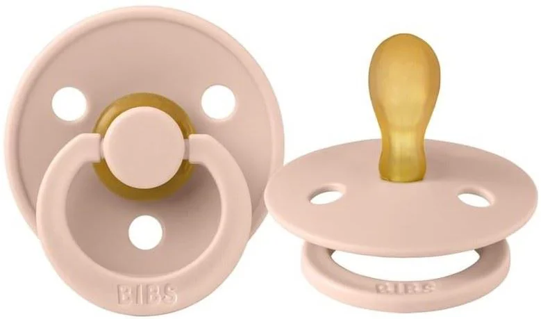 Suzeta simetrica din latex BIBS Colour Blush (0-6 luni) foto