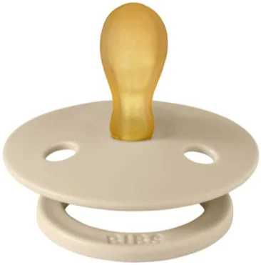Suzeta simetrica din latex BIBS Colour Vanilla (0-6 luni) foto