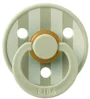 Suzeta rotunda din latex BIBS Studio Colour Block - Sage (6-18 luni) foto