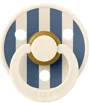Suzeta rotunda din latex BIBS Studio Colour Block - Ivory Steel Blue (6-18 luni) foto