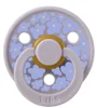 Suzeta rotunda din latex BIBS Studio Colour Jasmine Field - Fossil Grey (6-18 luni) foto