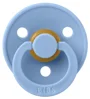 Suzeta rotunda din latex BIBS Sky Blue (6-18 luni) foto