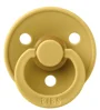 Suzeta rotunda din latex BIBS Mustard (6-18 luni) foto