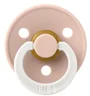 Suzeta rotunda din latex BIBS Glow Blush (6-18 luni) foto
