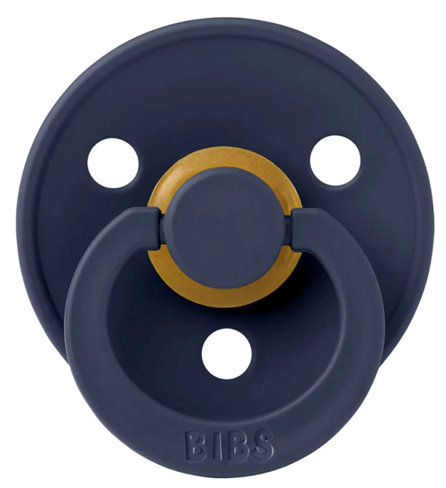 Suzeta rotunda din latex BIBS Deep Space (6-18 luni) foto