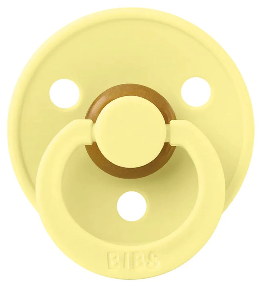 Suzeta rotunda din latex BIBS Sunshine (6-18 luni) foto