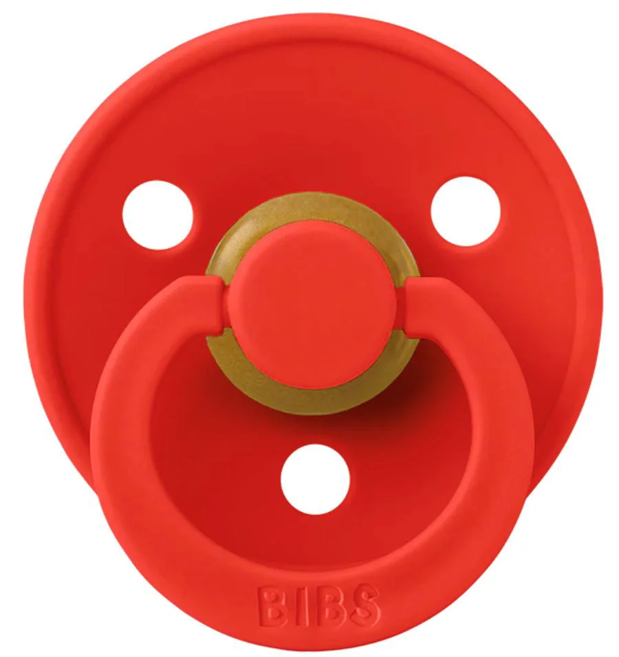 Suzeta rotunda din latex BIBS Candy Apple (6-18 luni) foto