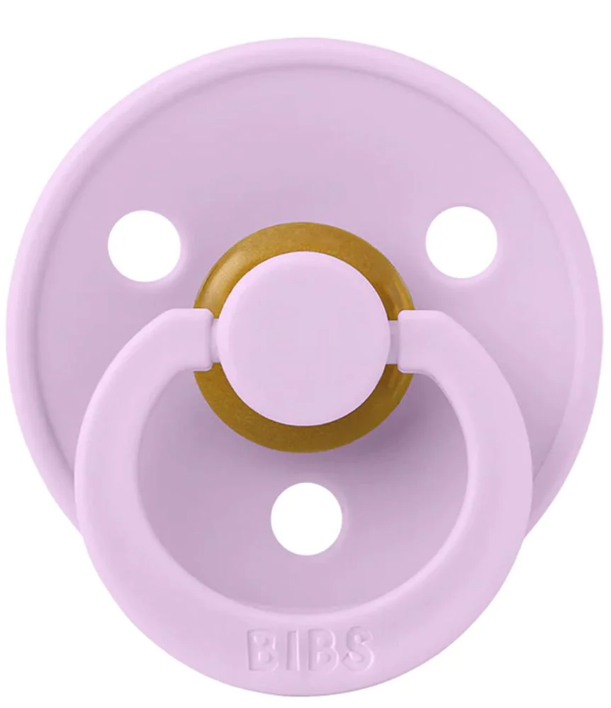 Suzeta rotunda din latex BIBS Violet Sky (6-18 luni) foto