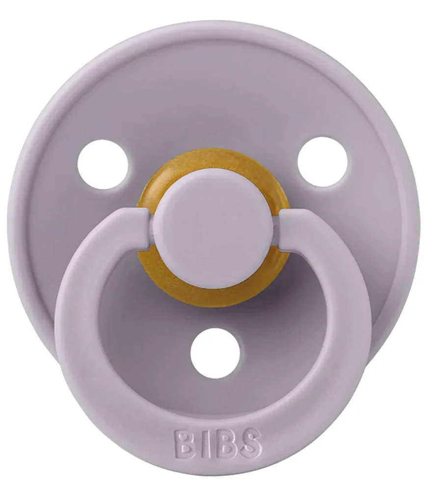Suzeta rotunda din latex BIBS Fossil Grey (6-18 luni) foto