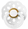 Suzeta rotunda din latex BIBS Boheme White (0-6 luni) foto