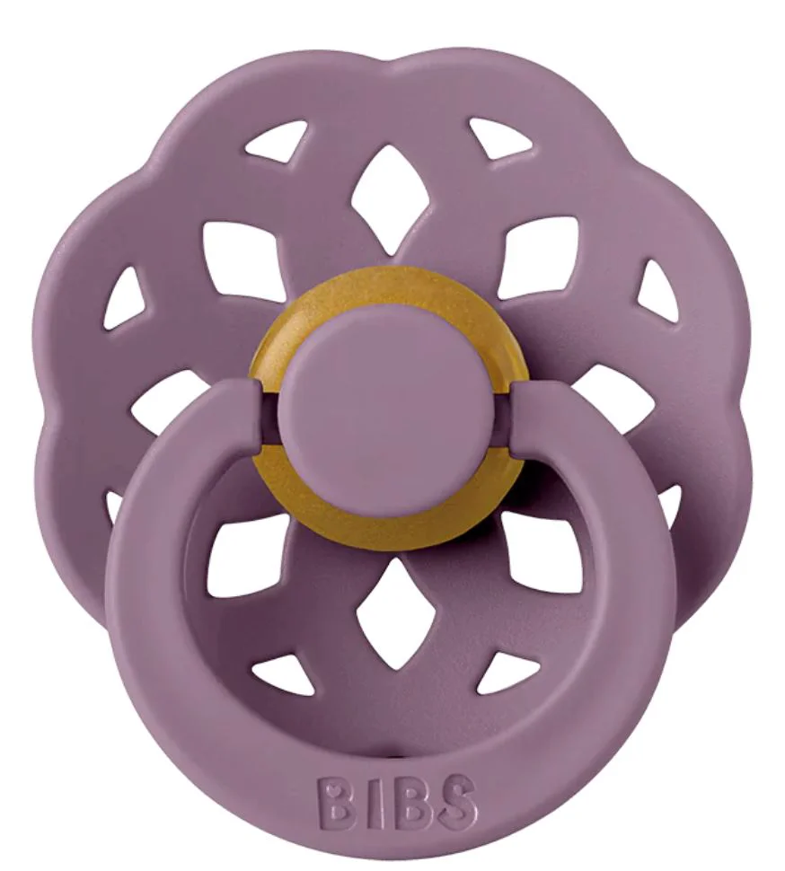 Suzeta rotunda din latex BIBS Boheme Mauve (6-18 luni) foto
