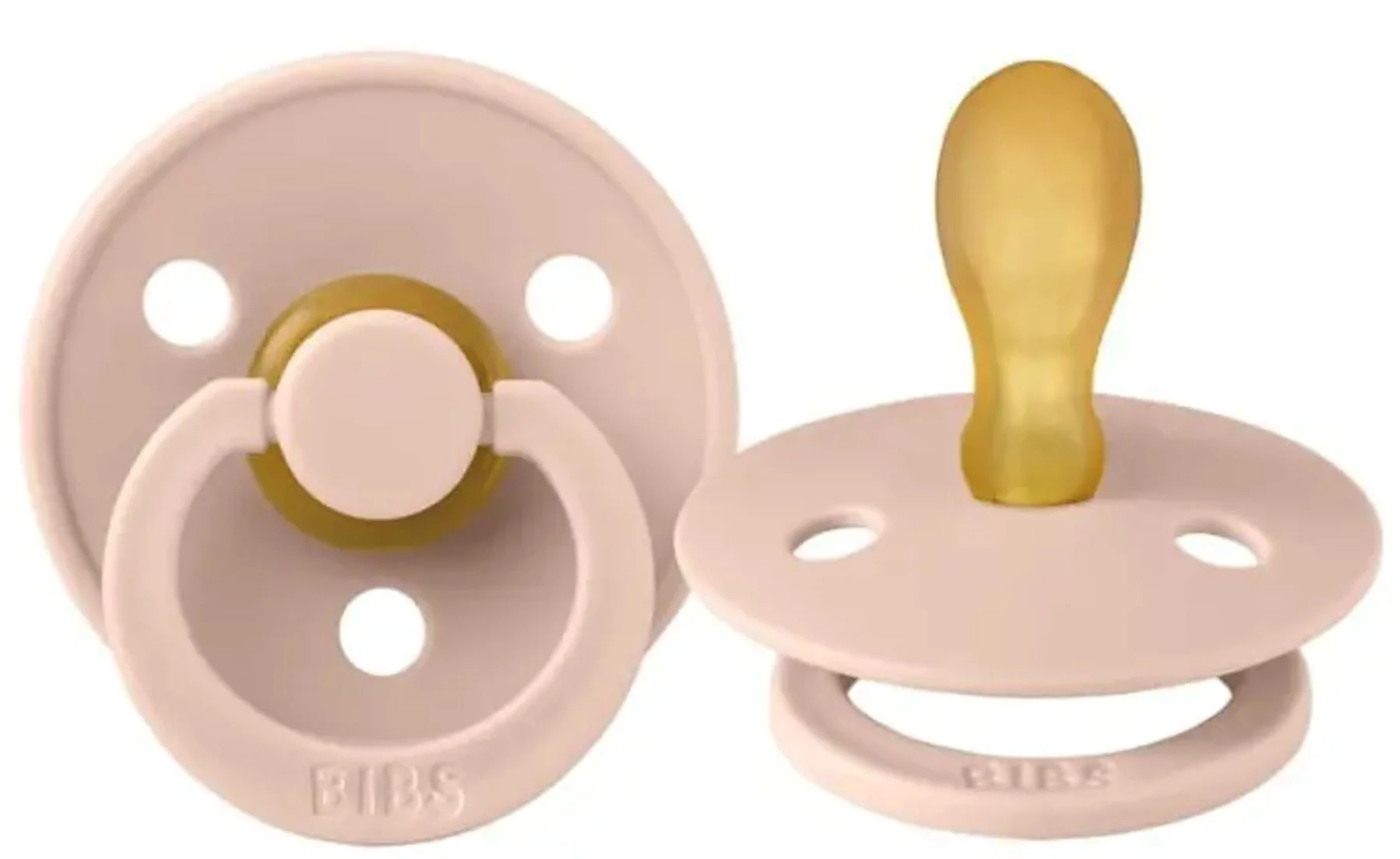 Suzeta simetrica din latex BIBS Colour Blush (6-18 luni) foto