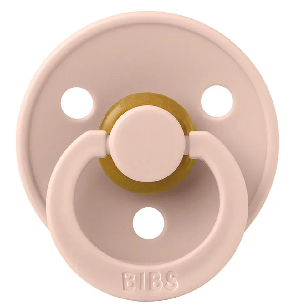 Suzeta rotunda din latex BIBS Blush (18-36 luni) foto