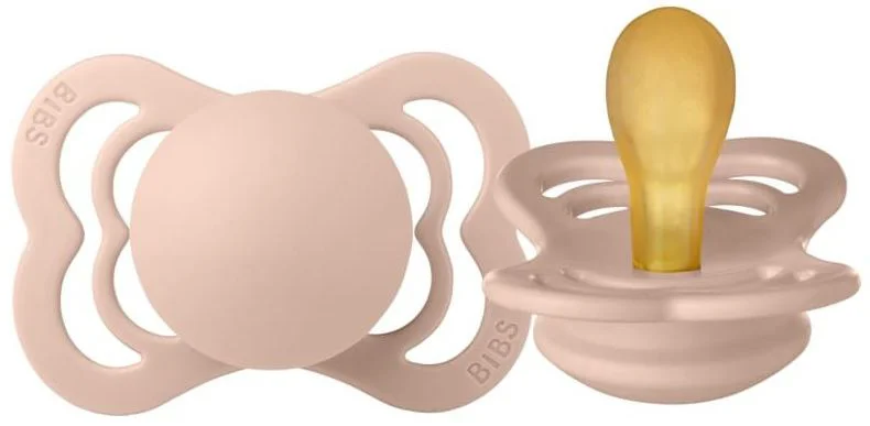 Suzeta simetrica din latex BIBS Supreme Blush (0-6 luni) foto