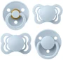 Set 4 suzete BIBS Try-it Collection Baby Blue (0-6 luni)