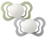 Set 2 suzete anatomice din latex BIBS Couture Glow Sage/Cloud (0-6 luni) foto