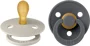 Set 2 suzete simetrice din latex BIBS Colour Sand/Iron (0-6 luni) foto