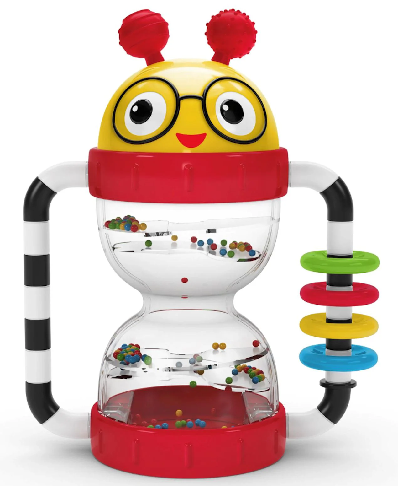 Jucarie zornaitoare Baby Einstein Cals Sensory Shake-up, fara BPA