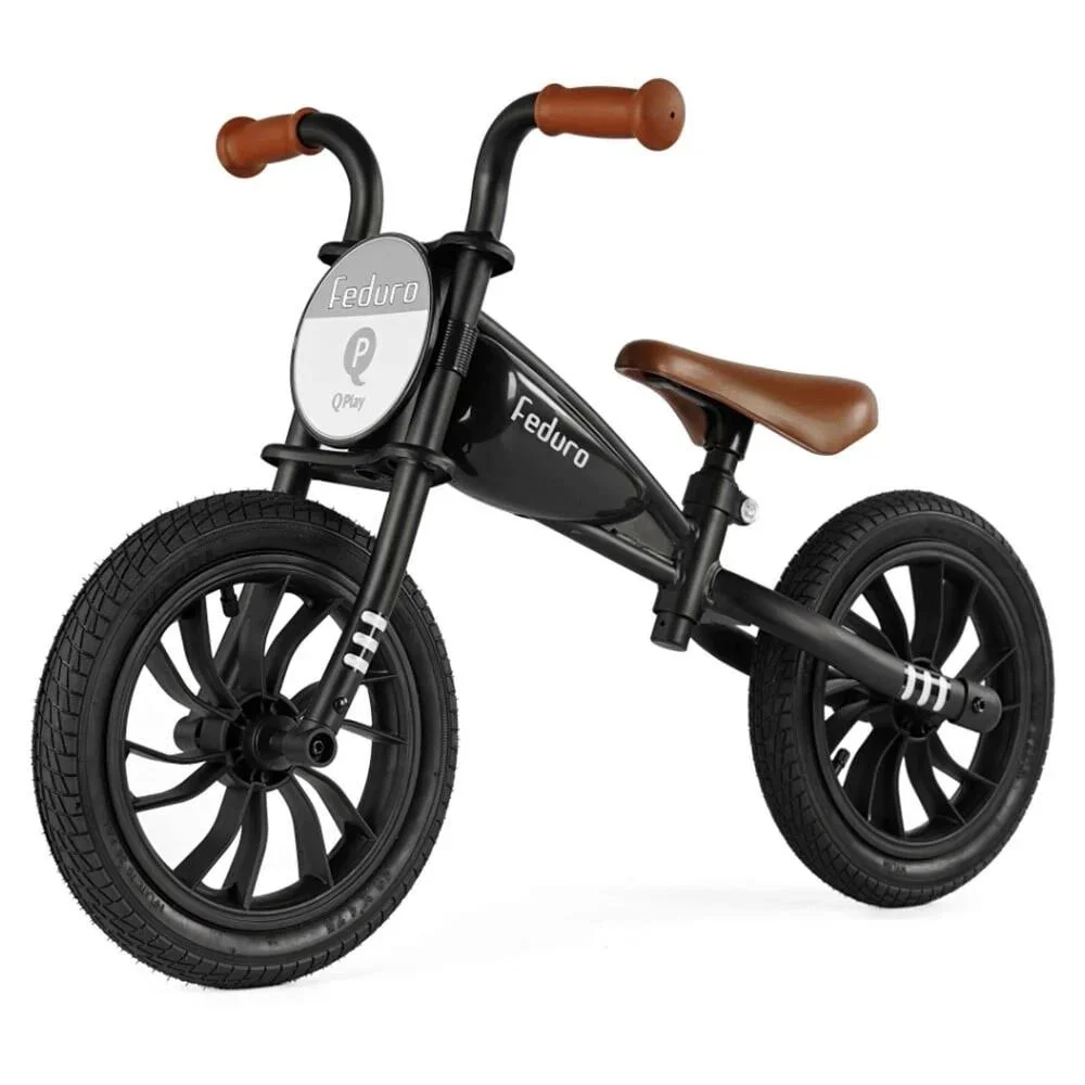 Bicicleta fara pedale Qplay Feduro Black