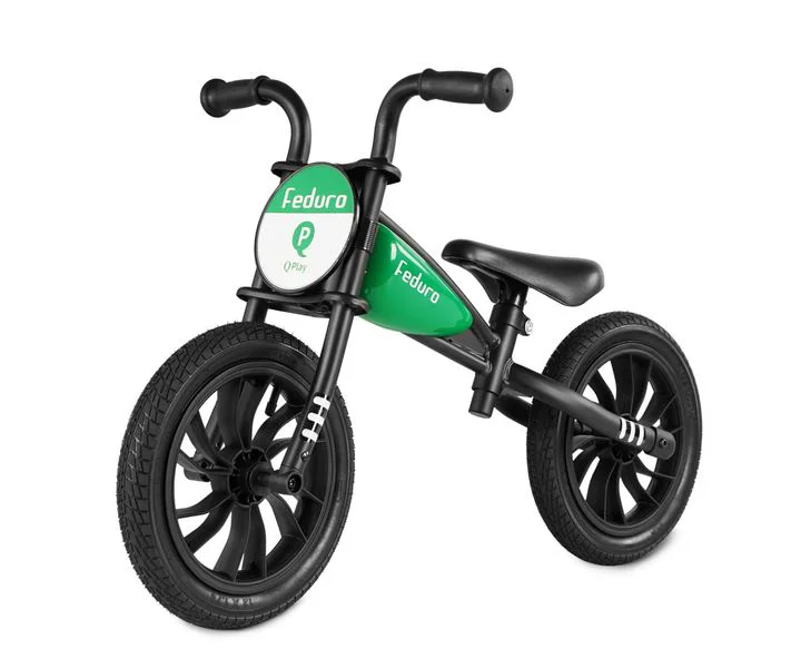 Bicicleta fara pedale Qplay Feduro Green