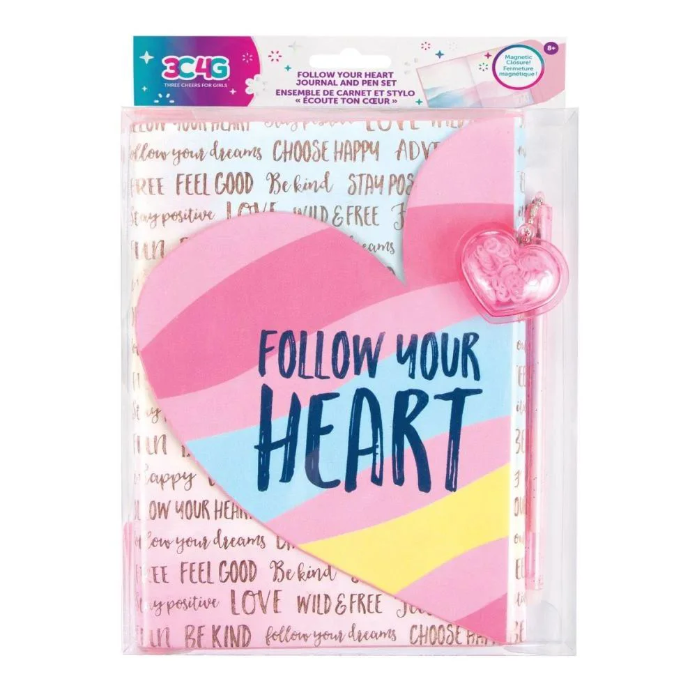 Carnet cu pix Make It Real Follow your Heart