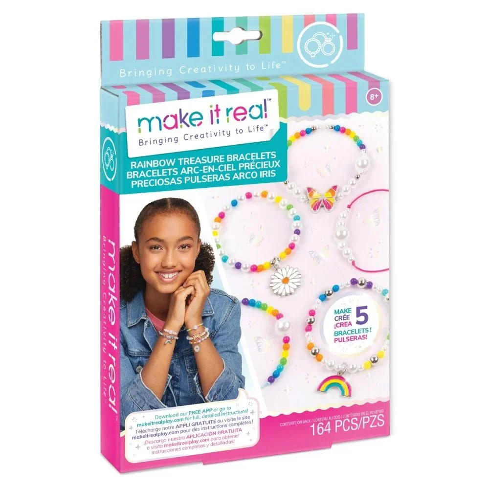 Set de creatie Make It Real Rainbow Treasure Bracelets