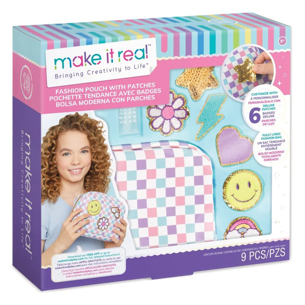 Set de creatie Make it Real Portfard cu stickere aplicabile