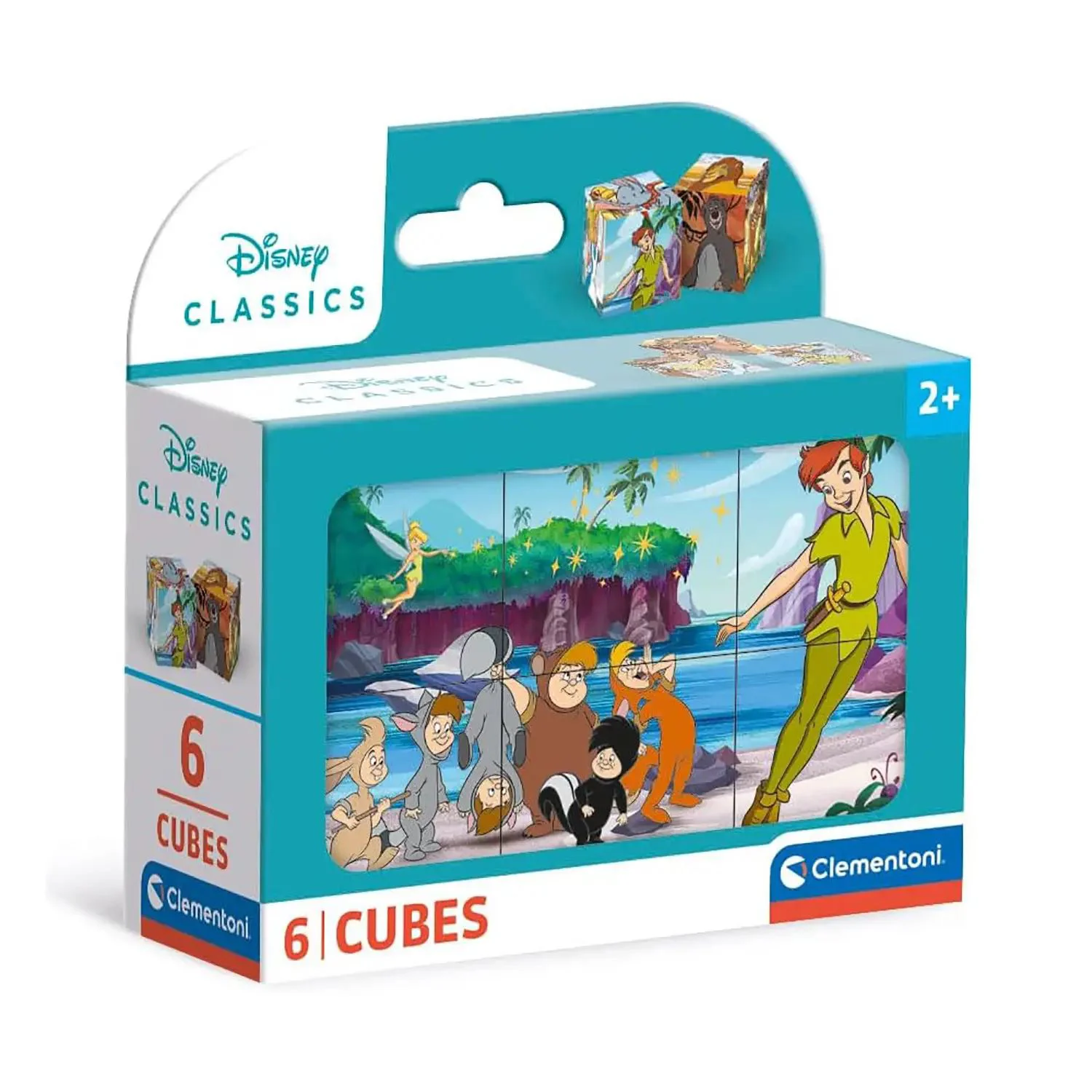 Cuburi Clementoni Disney, 6 buc.