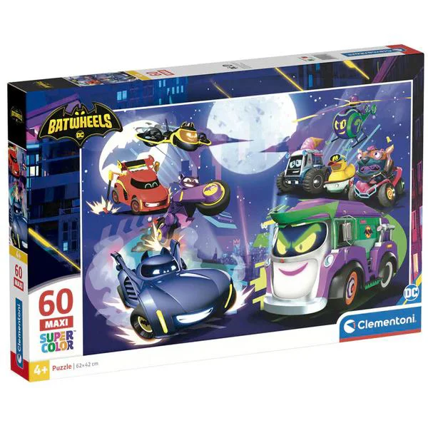 Puzzle Clementoni Batwheels, 60 piese foto