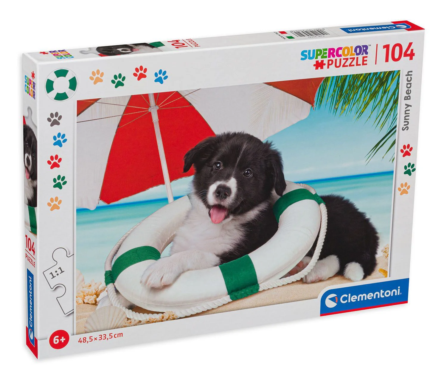 Puzzle Clementoni Catelusa de pe plaja, 104 el. foto
